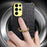 For Samsung Galaxy S25 Ultra Kickstand Case Crocodile Texture TPU + PU Electroplating Phone Cover - Black - 3