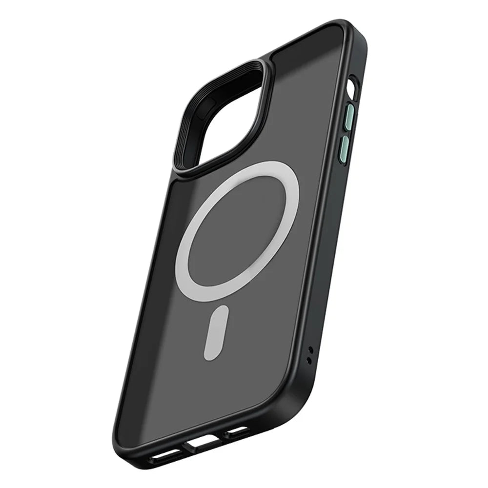 MCDODO PC-3101 MDD Magnetic Phone Case for iPhone 14 Plus, Drop-proof Matte Protective Cover Compatible with MagSafe - 1