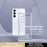 IMAK UX-4 Series For Samsung Galaxy A35 5G Case Straight Frame Four Corner Shockproof Clear TPU Cover - 2