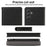 For Samsung Galaxy A56 5G Case Magnetic Litchi Texture Wallet Leather Phone Cover with Wrist Strap - Black - 7