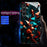 For Samsung Galaxy A56 5G Case Call Flash Series Pattern Printing Tempered Glass + TPU Combo Phone Case - Colorful Diamond Pattern - 2
