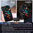 For Samsung Galaxy A56 5G Case Call Flash Series Pattern Printing Tempered Glass + TPU Combo Phone Case - Colorful Diamond Pattern - 7