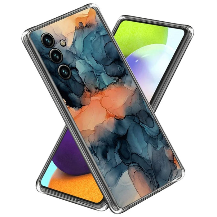 For Samsung Galaxy A16 5G  /  4G Case Abstract Marble Pattern Printing TPU Phone Cover - Style A - 1