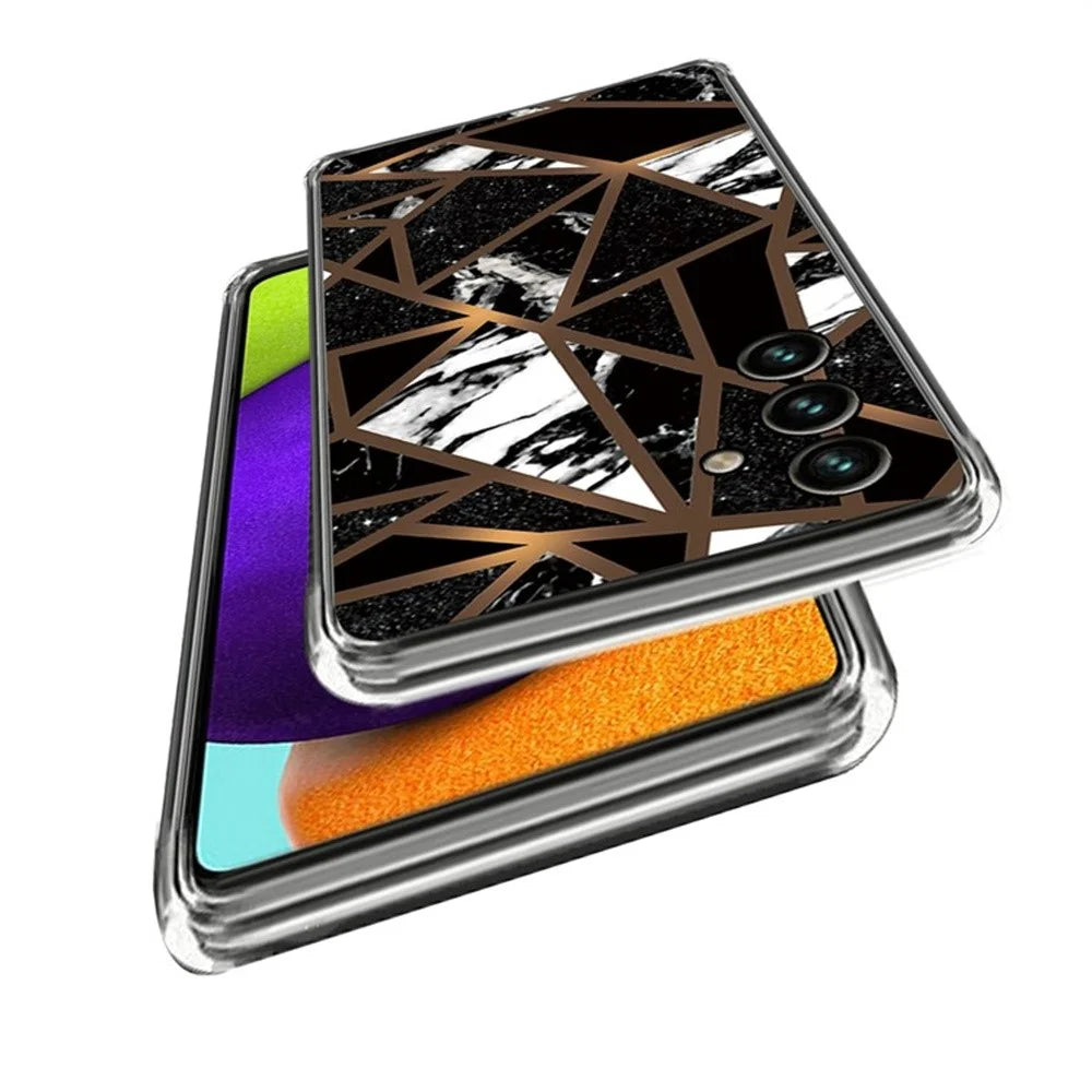 For Samsung Galaxy A18 5G / A18 4G / A17 5G / A17 4G / A26 5G Case Abstract Marble Pattern Printing TPU Phone Cover - Style A - 2