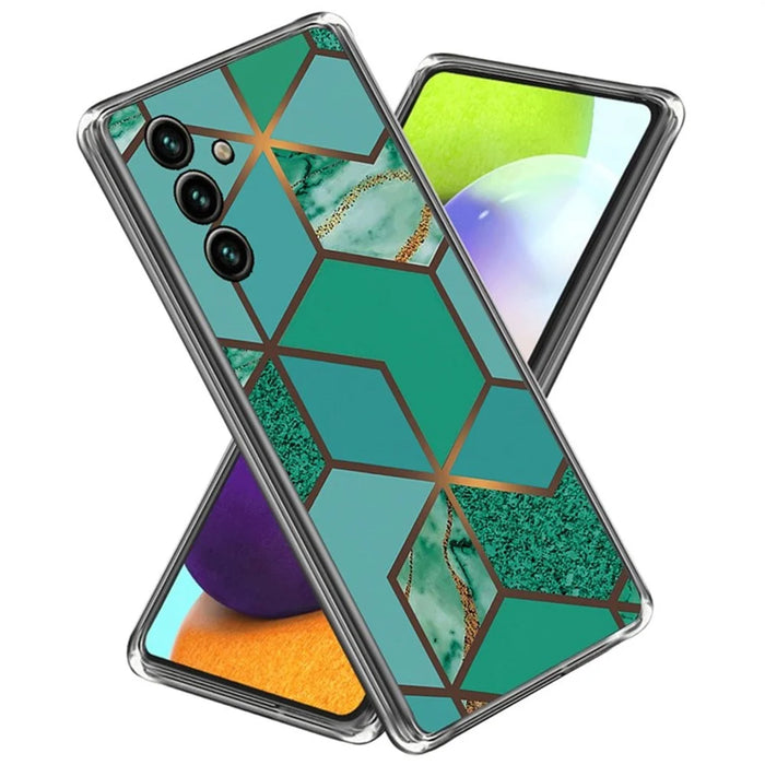 For Samsung Galaxy A56 5G Case Abstract Marble Pattern Printing TPU Phone Cover - Style A - 1