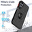 For Samsung Galaxy S25 Case PC + TPU Ring Kickstand Anti Drop Phone Back Cover - Black  /  Red - 5