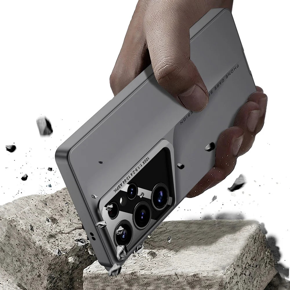 GKK For Samsung Galaxy S25 Ultra Case Slim Hard PC Protective Phone Cover - Grey - 4