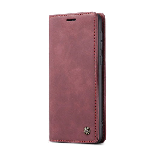 CASEME For Samsung Galaxy A36 5G Case  013 Series Card Holder Stand Leather Phone Cover - Red - 2