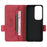 For vivo Y19s 4G Case Leather Wallet Flip Phone Cover with Hardware Decor - Rose - 2