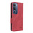 For vivo Y19s 4G Case Leather Wallet Flip Phone Cover with Hardware Decor - Rose - 7