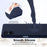 For Sony Xperia 5 V Magnetic Case Liquid Silicone Phone Cover with Lanyard - Dark Blue - 6