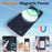 For Sony Xperia 10 V Magnetic Case Liquid Silicone Phone Cover with Lanyard - Dark Blue - 4