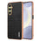 AZNS For Samsung Galaxy A26 5G Case Electroplating Crocodile Texture PU+TPU Phone Cover - Black - 1