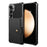 For Samsung Galaxy S25 / S24 Case with Card Holder PU Leather + TPU Phone Back Cover - Black - 2