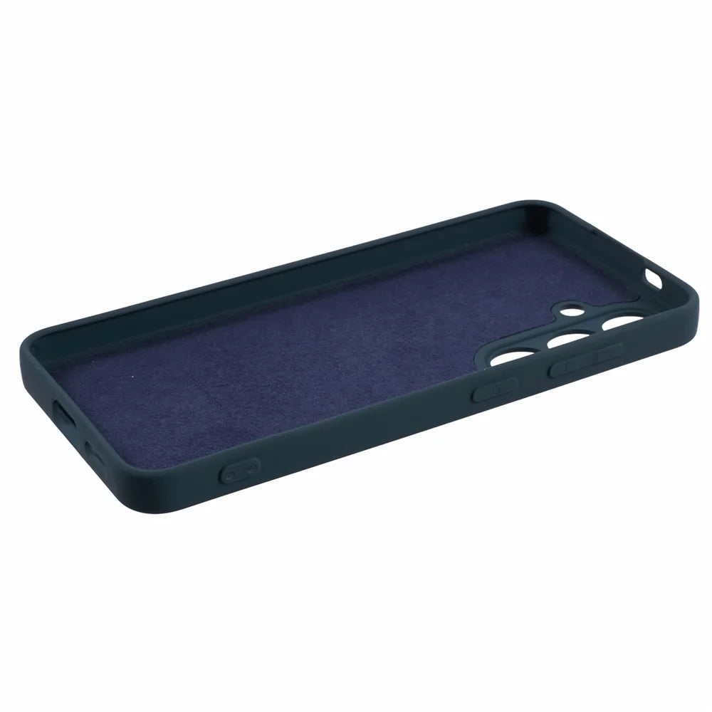 X-LEVEL For Samsung Galaxy S25+ Case Soft TPU Anti Scratch Fiber Lining Phone Cover - Dark Blue - 5