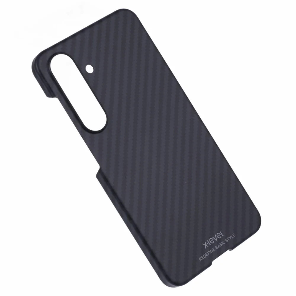 X-LEVEL For Samsung Galaxy S25+ Case Carbon Fiber Texture Hard PC Phone Cover Anti Shock - 4