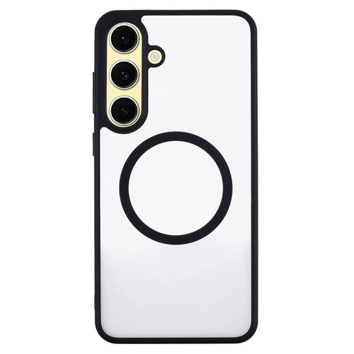 X-LEVEL For Samsung Galaxy S25 Magnetic Case PC + TPU Matte Anti Drop Cell Phone Cover - Black - 1