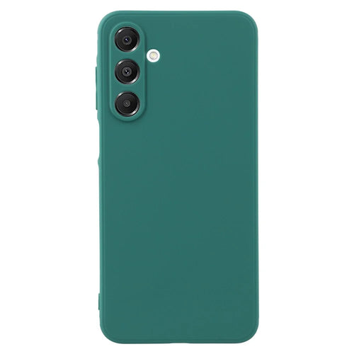 For Samsung Galaxy A16 4G / 5G Case Precise Cutouts Straight Edge TPU Shockproof Phone Cover - Army Green - 1