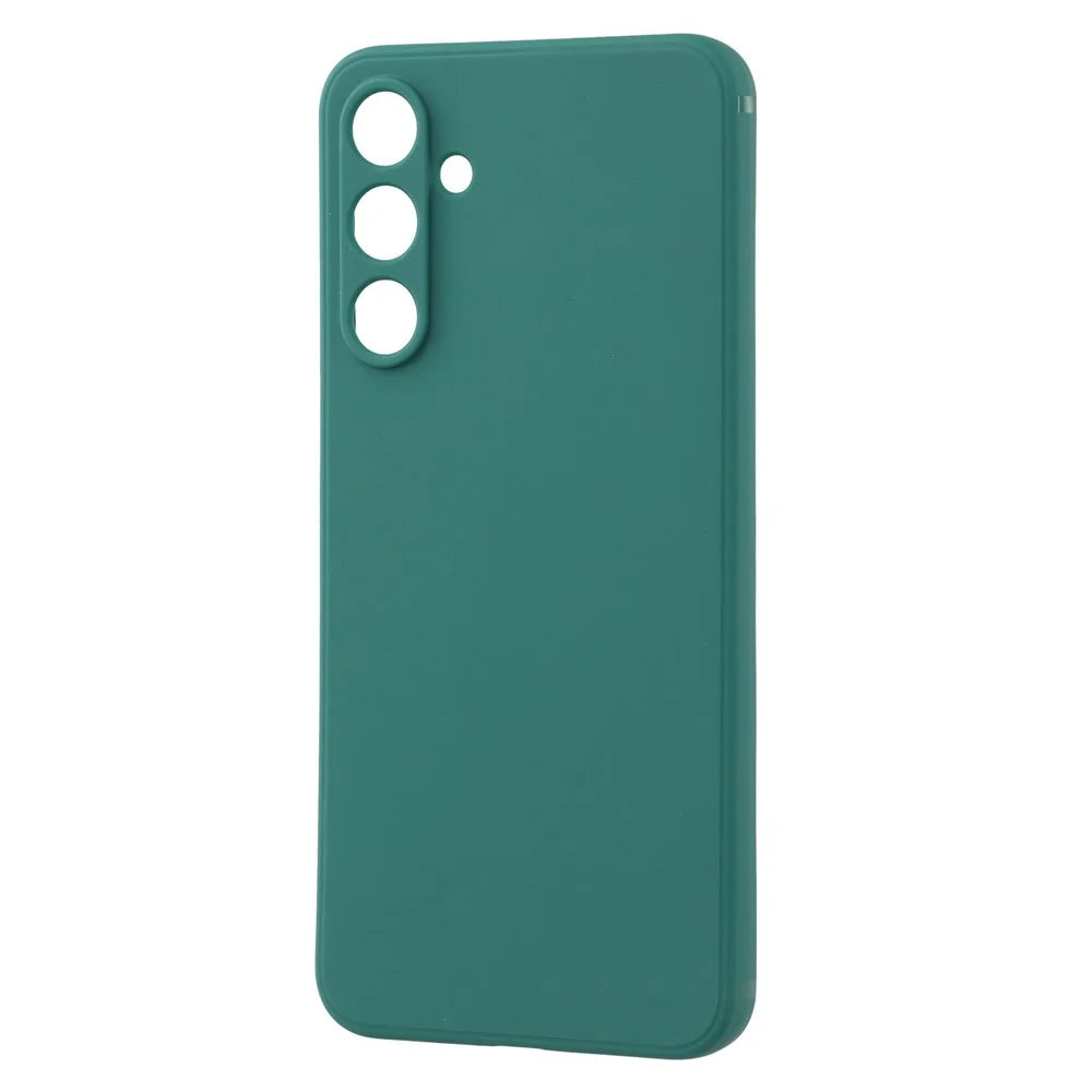 For Samsung Galaxy A16 4G / 5G Case Precise Cutouts Straight Edge TPU Shockproof Phone Cover - Army Green - 3