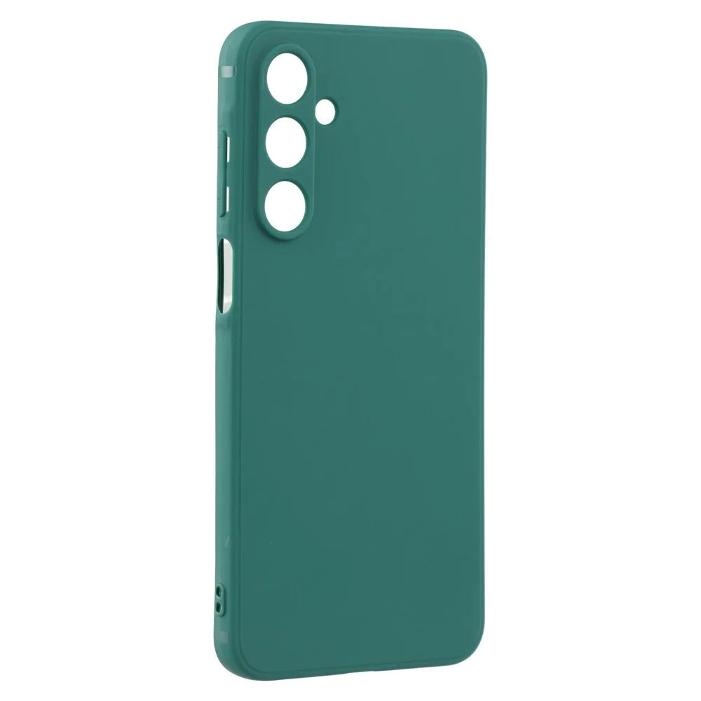 For Samsung Galaxy A16 4G / 5G Case Precise Cutouts Straight Edge TPU Shockproof Phone Cover - Army Green - 4