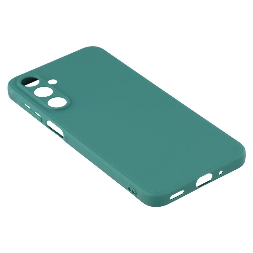 For Samsung Galaxy A16 4G / 5G Case Precise Cutouts Straight Edge TPU Shockproof Phone Cover - Army Green - 5