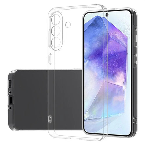 For Samsung Galaxy A56 5G Clear Phone Case Ultra-Thin Flexible TPU Back Cover - 1
