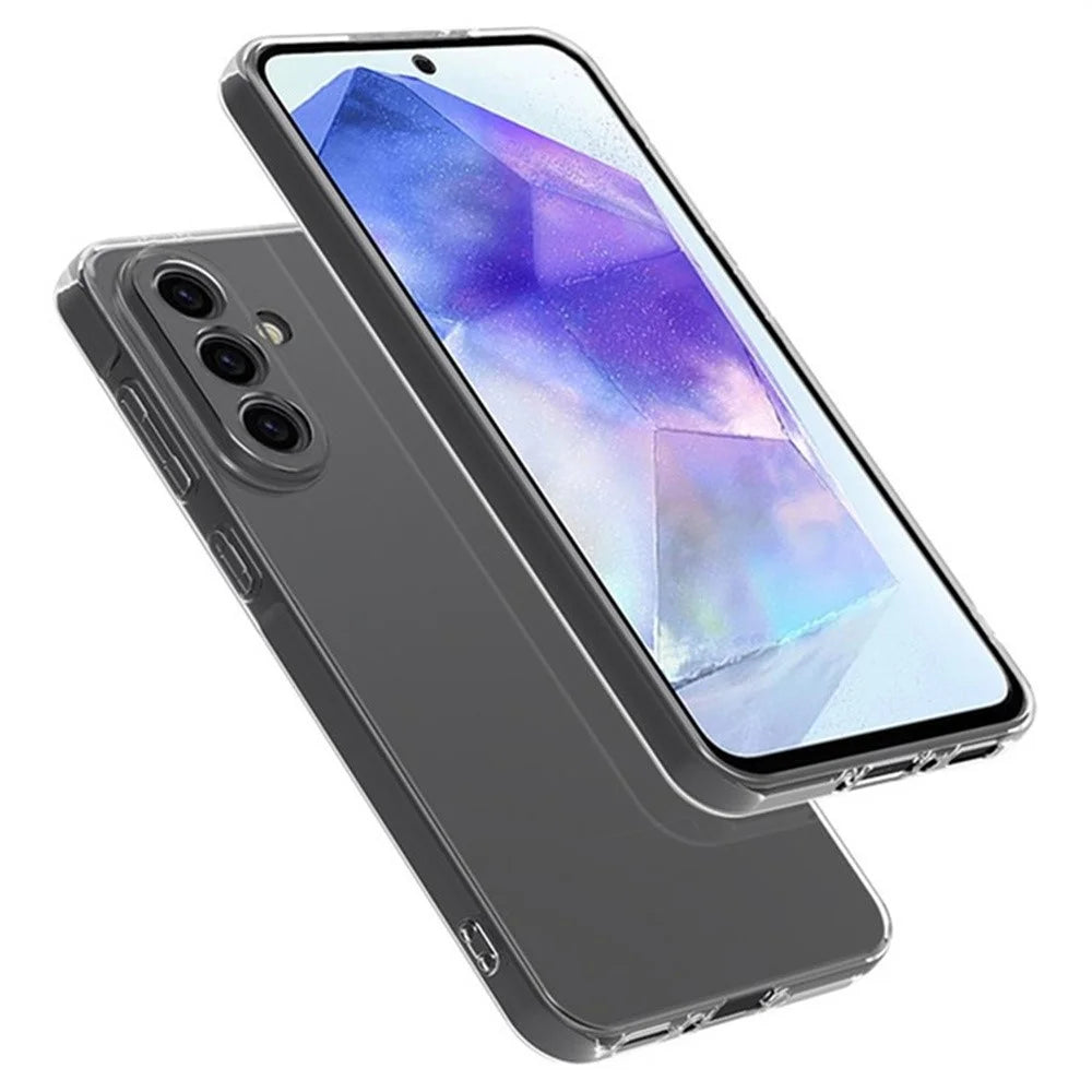 For Samsung Galaxy A56 5G Clear Phone Case Ultra-Thin Flexible TPU Back Cover - 2