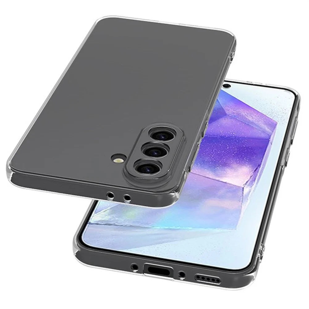 For Samsung Galaxy A56 5G Clear Phone Case Ultra-Thin Flexible TPU Back Cover - 3