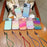 For iPhone 16 Pro Case with Strap TPU Phone Back Cover Dazzling Design Curly Shape Love Heart - Colorful Pink - 7