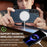 LC.IMEEKE For Samsung Galaxy S23+ Magnetic Case Leather TPU Back Cover - Blue - 5
