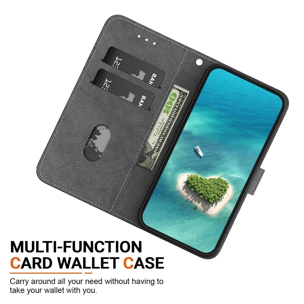 For Samsung Galaxy S24 FE Case Pattern Printing Anti-Drop Leather Flip Wallet Phone Cover with Lanyard - Golden Butterfly Feather - 2
