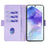 For Samsung Galaxy A36 5G Leather Wallet Case RFID Blocking Stand Cover with Hand Strap - Purple - 3