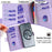 For Samsung Galaxy A26 5G Leather Wallet Case RFID Blocking Stand Cover with Hand Strap - Purple - 7