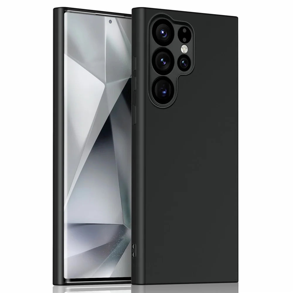 For Samsung Galaxy S25 Ultra Magnetic Case Rubberized TPU Phone Cover - 1
