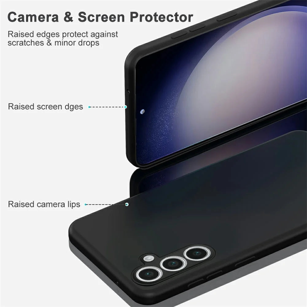 For Samsung Galaxy S25+ Magnetic Case Rubberized TPU Phone Cover - 5