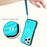 For iPhone 16 Pro Case Compatible with MagSafe Wavy Curves Texture Slim Anti Drop PC + TPU Back Cover - Blue - 6