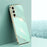 XINLI For Samsung Galaxy A56 5G Case TPU Phone Cover with Electroplating Frame - Cyan - 2