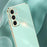 XINLI For Samsung Galaxy A56 5G Case TPU Phone Cover with Electroplating Frame - Cyan - 4