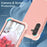 L-Style For Samsung Galaxy S25 Case Shockproof PC + TPU Phone Back Cover - Pink - 4