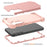 L-Style For Samsung Galaxy S25 Case Shockproof PC + TPU Phone Back Cover - Pink - 7