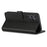 LC.IMEEKE For Samsung Galaxy A26 5G Case Calf Texture PU Leather Stand Wallet Phone Cover - Black - 4