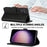 LC.IMEEKE For Samsung Galaxy A26 5G Case Calf Texture PU Leather Stand Wallet Phone Cover - Black - 6