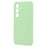 For Samsung Galaxy S24 Case Liquid Silicone Dropproof Cell Phone Cover - Green - 3