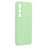 For Samsung Galaxy S24 Case Liquid Silicone Dropproof Cell Phone Cover - Green - 4