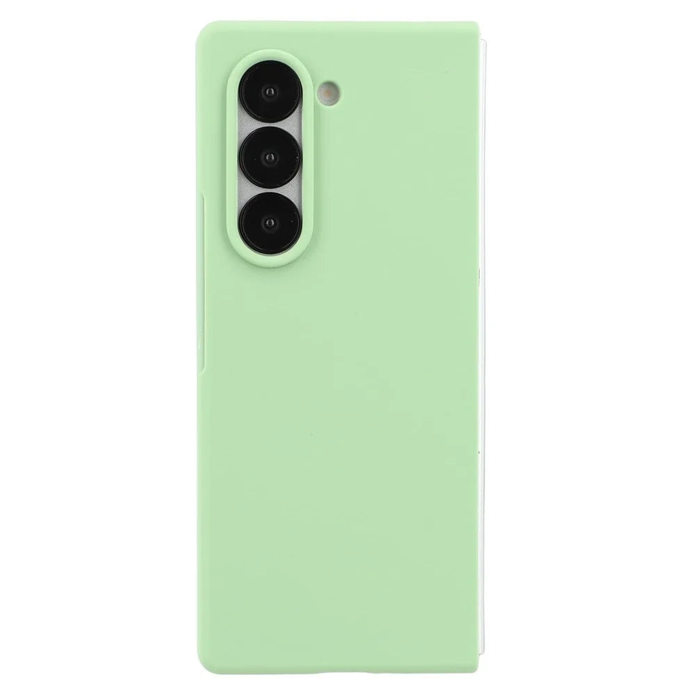 For Samsung Galaxy Z Fold6 5G Cell Phone Case Liquid Silicone Dropproof Cover - Green - 2