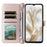 For Blackview Wave 8C Wallet Case with Shoulder / Wrist Strap Leather Phone Cover Stand - Pink - 3
