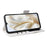 For Blackview Wave 8C Case with Wrist Strap Litchi Texture PU Leather Wallet Phone Cover - White - 3