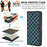For Blackview Wave 8C Wallet Case RFID Blocking PU Leather Cover Stand View - Black - 6