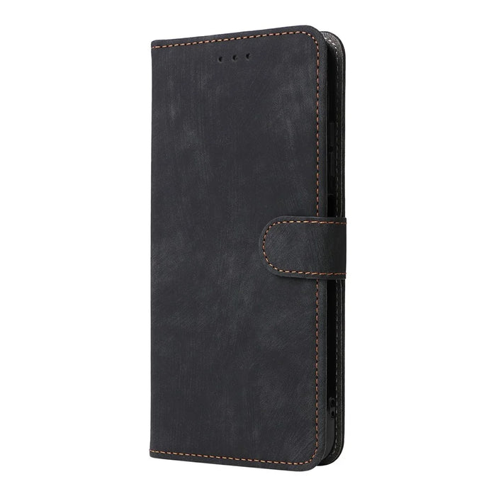 For Blackview Wave 8C Wallet Case RFID Blocking PU Leather Cover Stand View - Black - 7