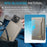 AUTSPACE For iPhone 15 Case  A13 Vintage Leather Back Cover with Magnetic Detachable Card Bag - Grey - 6